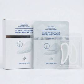 DermaCentric Slim-Fit Rejuline Micro Shot Eye Patch 4 Patches Microneedle Hyaluronic Acid Glutathione _ Made in KOREA